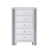Noralie Mirrored & Faux Diamonds Chest Model 97644 By ACME Furniture